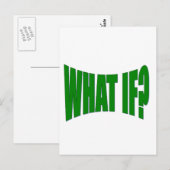 Carte Postale Et si (Devant / Derrière)