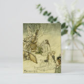 Carte Postale Et une chanson de fée - Arthur Rackham (Debout devant)