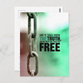 Carte Postale Et vous connaîtrez la vérité (Devant / Derrière)