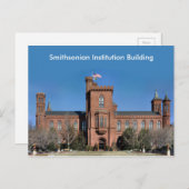 Carte Postale Établissement de Smithsonian à Washington, DC (Devant / Derrière)