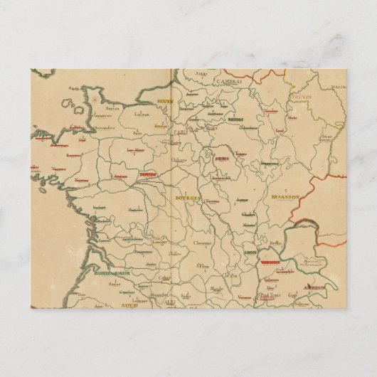 Carte Postale Établissements français (Devant)