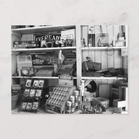 Carte Postale Étagères vintages (Devant)