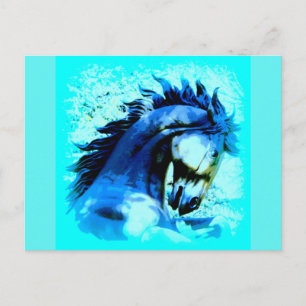 Carte Postale étalon de mustang sauvage