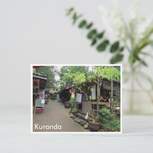 Carte Postale étals de marché de kuranda (Debout devant)