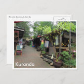 Carte Postale étals de marché de kuranda (Devant / Derrière)