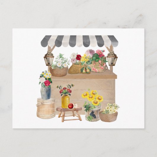 Carte Postale Étanchéité du marché de l'agriculteur (Devant)