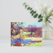 Carte Postale Étang à Old Lyme, Conneticut (Debout devant)