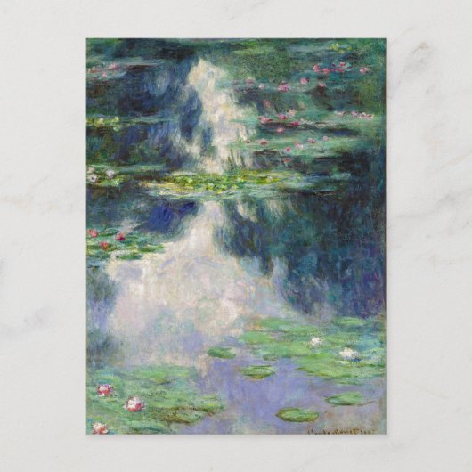 Carte Postale Étang avec nappes d'eau Monet Art (Devant)