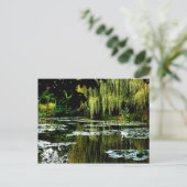 Carte Postale Étang de Lily avec saules de Monet, Giverny, Franc (Debout devant)