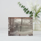 Carte Postale Étang d'hiver (Debout devant)