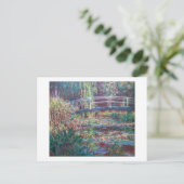 Carte Postale Etang Lily (Harmonie Rose), Monet (Debout devant)
