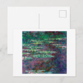 Carte Postale Etang Lily, Monet (Devant / Derrière)