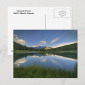 Carte Postale Étangs en cascade (Devant / Derrière)