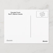 Carte Postale Étangs en cascade (Dos)