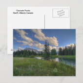 Carte Postale Étangs en cascade (Devant / Derrière)