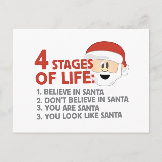 Carte Postale Étapes de la vie (Devant)