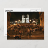 Carte Postale Étapes espagnoles par nuit (Devant / Derrière)