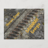 Carte Postale Étapes historiques de Savannah Géorgie Photographi (Devant)