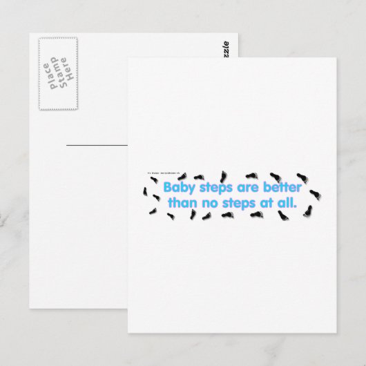 Carte Postale ÉtapesBébé (Devant / Derrière)