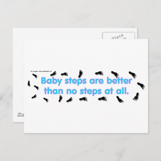 Carte Postale ÉtapesBébé (Devant / Derrière)