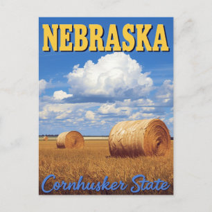 Carte Postale État Cornhusker du Nebraska