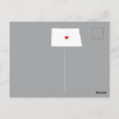 Carte postale État de déménagement NORTH DAKOTA (Dos)