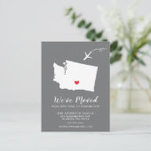 Carte Postale État de déménagement WASHINGTON (Debout devant)