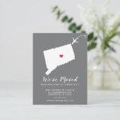 Carte postale État de déplacement CONNECTICUT (Debout devant)