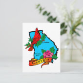 Carte Postale État de Georgia Toxits and Tees for Kids (Debout devant)