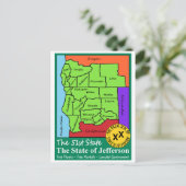 Carte Postale État de Jefferson (Debout devant)