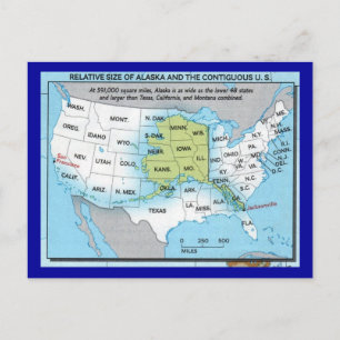 Carte Postale État de l'Alaska