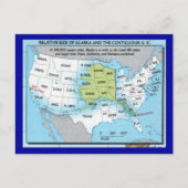 Carte Postale État de l'Alaska (Devant)