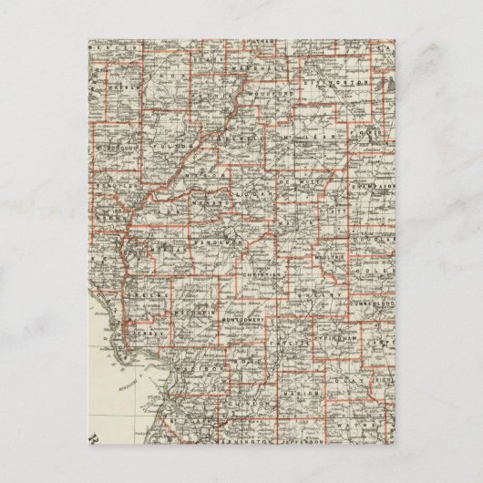 Carte Postale État de l'Illinois (Devant)