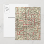 Carte Postale État de l'Indiana (Devant / Derrière)