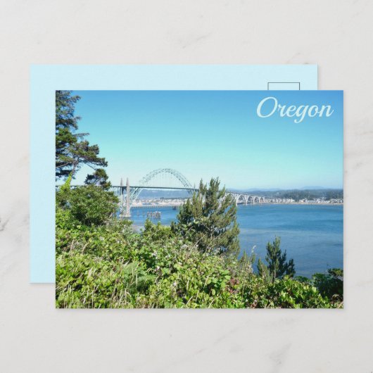 Carte Postale État de l'Oregon (Devant / Derrière)