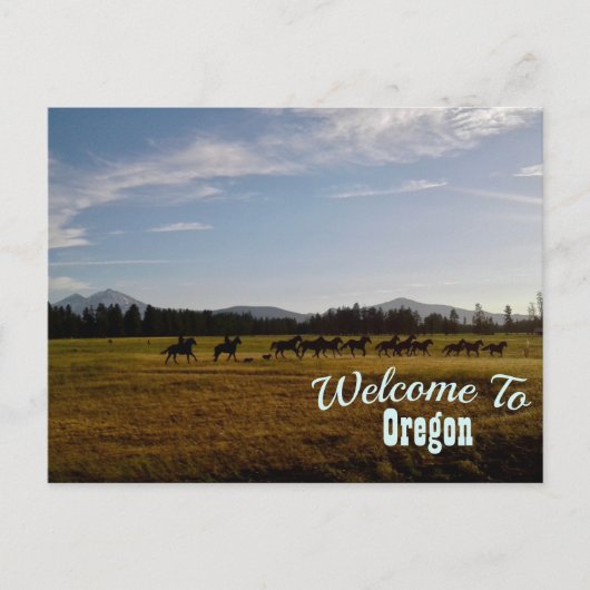 Carte Postale État de l'Oregon (Devant)