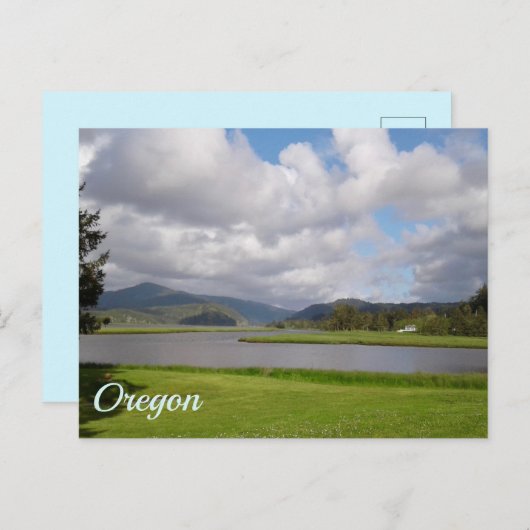 Carte Postale État de l'Oregon (Devant / Derrière)