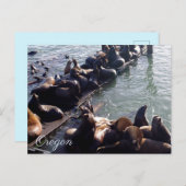 Carte Postale État de l'Oregon (Devant / Derrière)