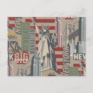 Carte Postale État de New York