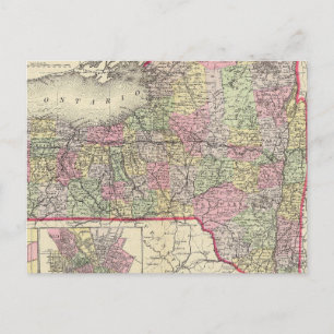 Carte Postale État de New York