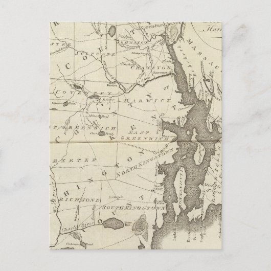 Carte Postale État de Rhode Island (Devant)