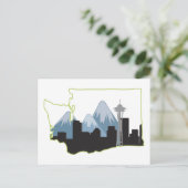 Carte Postale État de Washington (Debout devant)