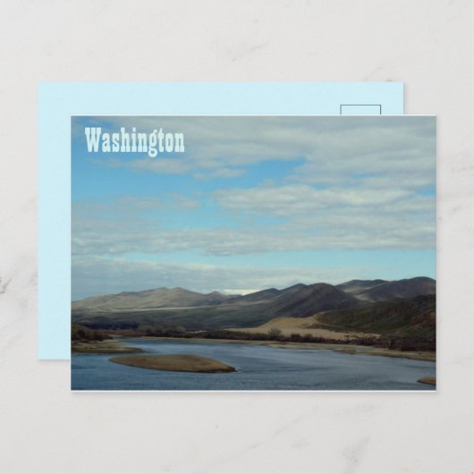 Carte Postale État de Washington (Devant / Derrière)