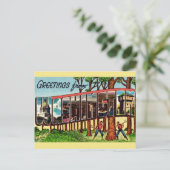 Carte Postale État de Washington vintage (Debout devant)