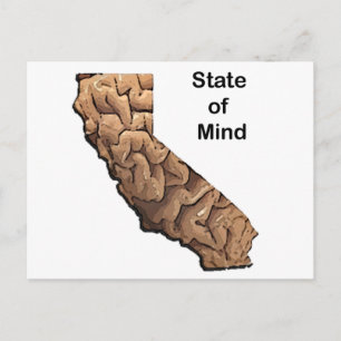 Carte Postale État d'esprit : Californie