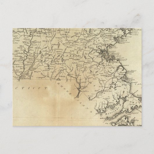 Carte Postale État du Massachusetts (Devant)