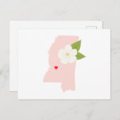 Carte Postale État du Mississippi (Devant / Derrière)