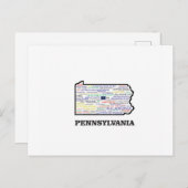 CARTE POSTALE ÉTAT DU MOT PA (Devant / Derrière)