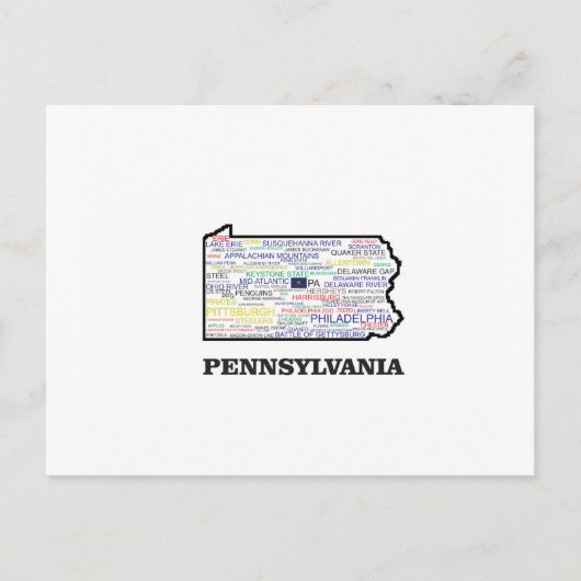 CARTE POSTALE ÉTAT DU MOT PA (Devant)