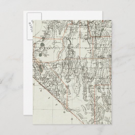 Carte Postale État Du Nevada (Devant / Derrière)